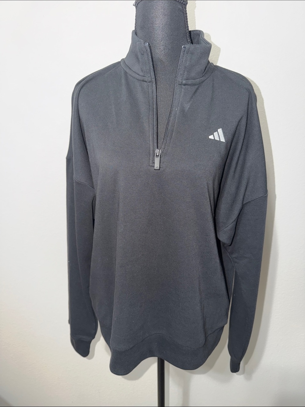 Women’s Adidas black Quarter-Zip Sweatshirt